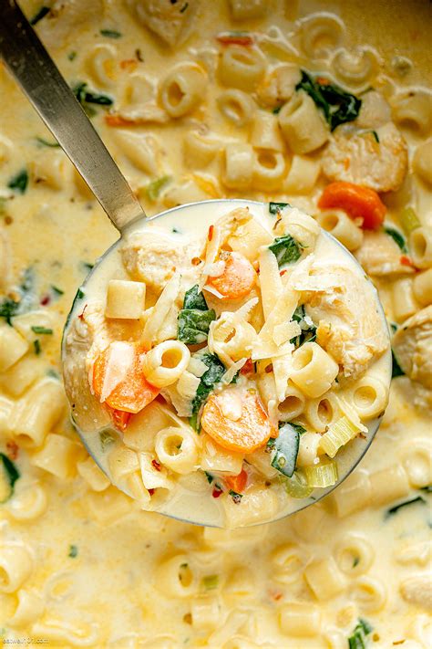 soppa med pasta och kyckling
